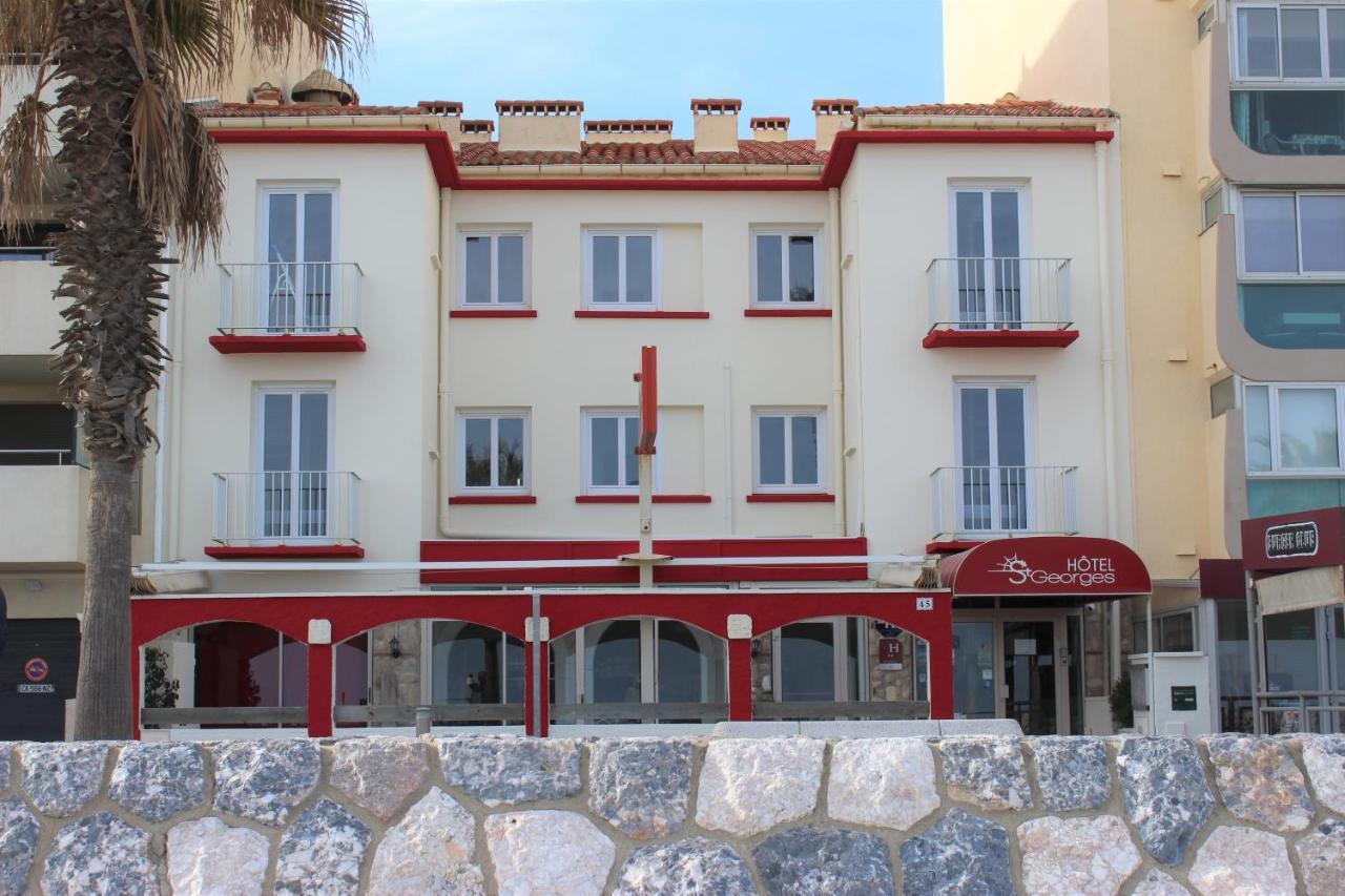 Hotel Saint Georges, Face A La Mer Canet-en-Roussillon Exteriör bild